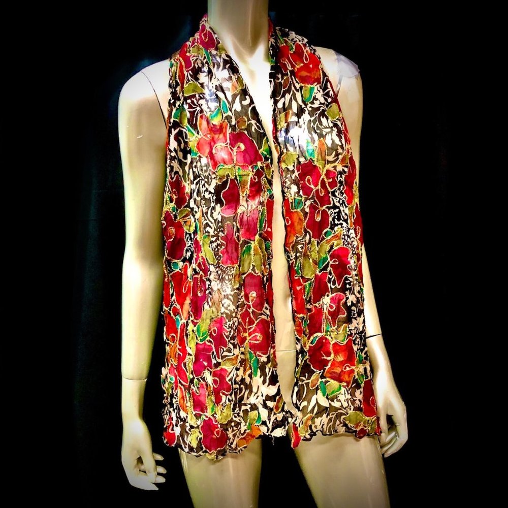 Carol Little Women's Embroidered Scarf